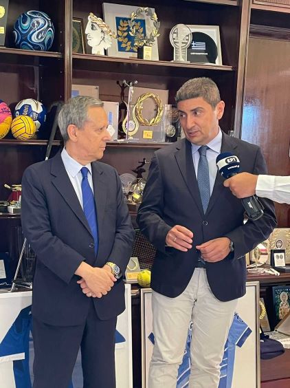 Συνάντηση του Υφυπουργού Αθλητισμού με τον νέο πρόεδρο της ΕΠΟ Συνάντηση του Υφυπουργού Αθλητισμού με τον νέο πρόεδρο της ΕΠΟ