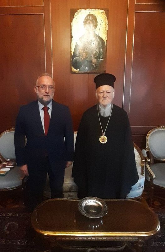Επίσημη επίσκεψη του Δημάρχου Μαρωνείας Σαπών στον Οικουμενικό Πατριάρχη Επίσημη επίσκεψη του Δημάρχου Μαρωνείας Σαπών στον Οικουμενικό Πατριάρχη