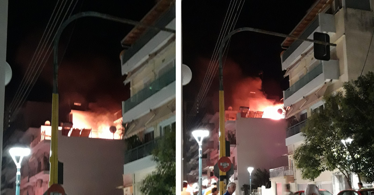 Πυρκαγιά και εκρήξεις σε πολυκατοικία στην Ξάνθη Πυρκαγιά και εκρήξεις σε πολυκατοικία στην Ξάνθη