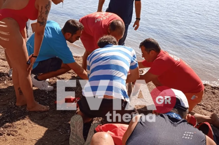 Γυναίκα έχασε τη ζωή της σε παραλία της Ερέτριας Γυναίκα έχασε τη ζωή της σε παραλία της Ερέτριας