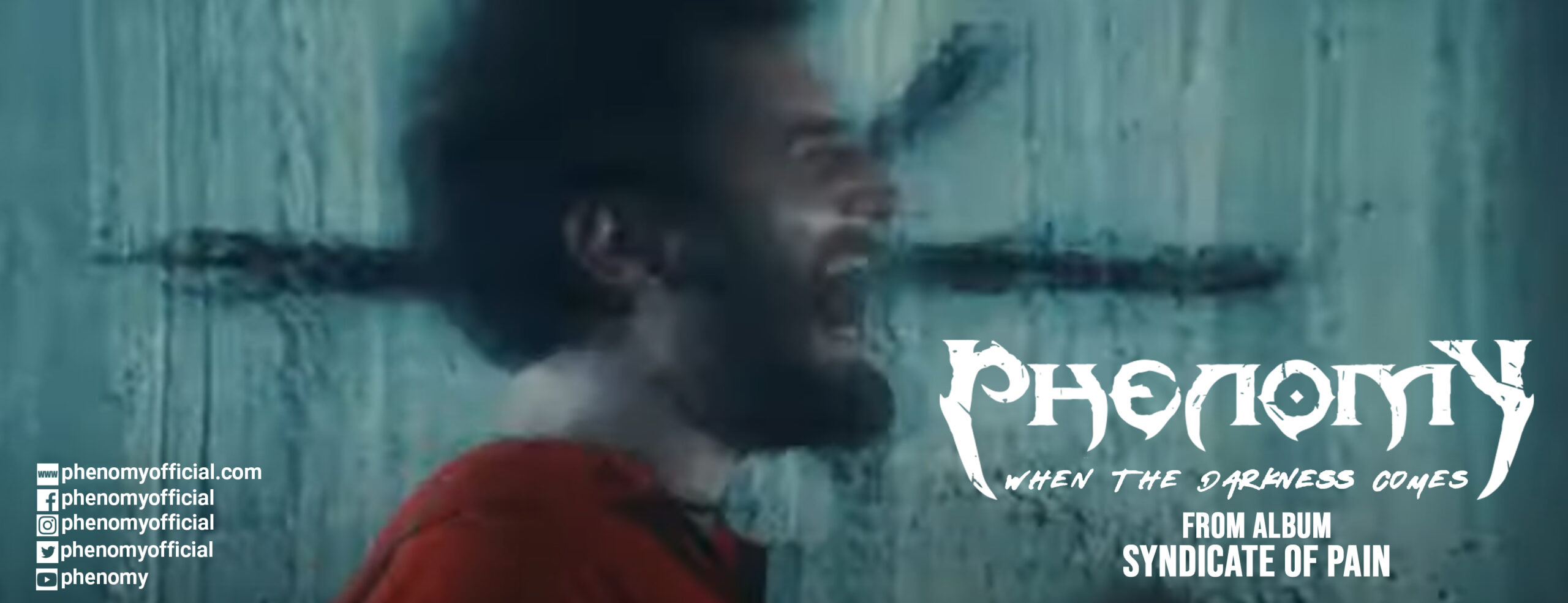 PHENOMY – single “When The Darkness Comes” από το άλμπουμ “Syndicate Of Pain” PHENOMY – single “When The Darkness Comes” από το άλμπουμ “Syndicate Of Pain”