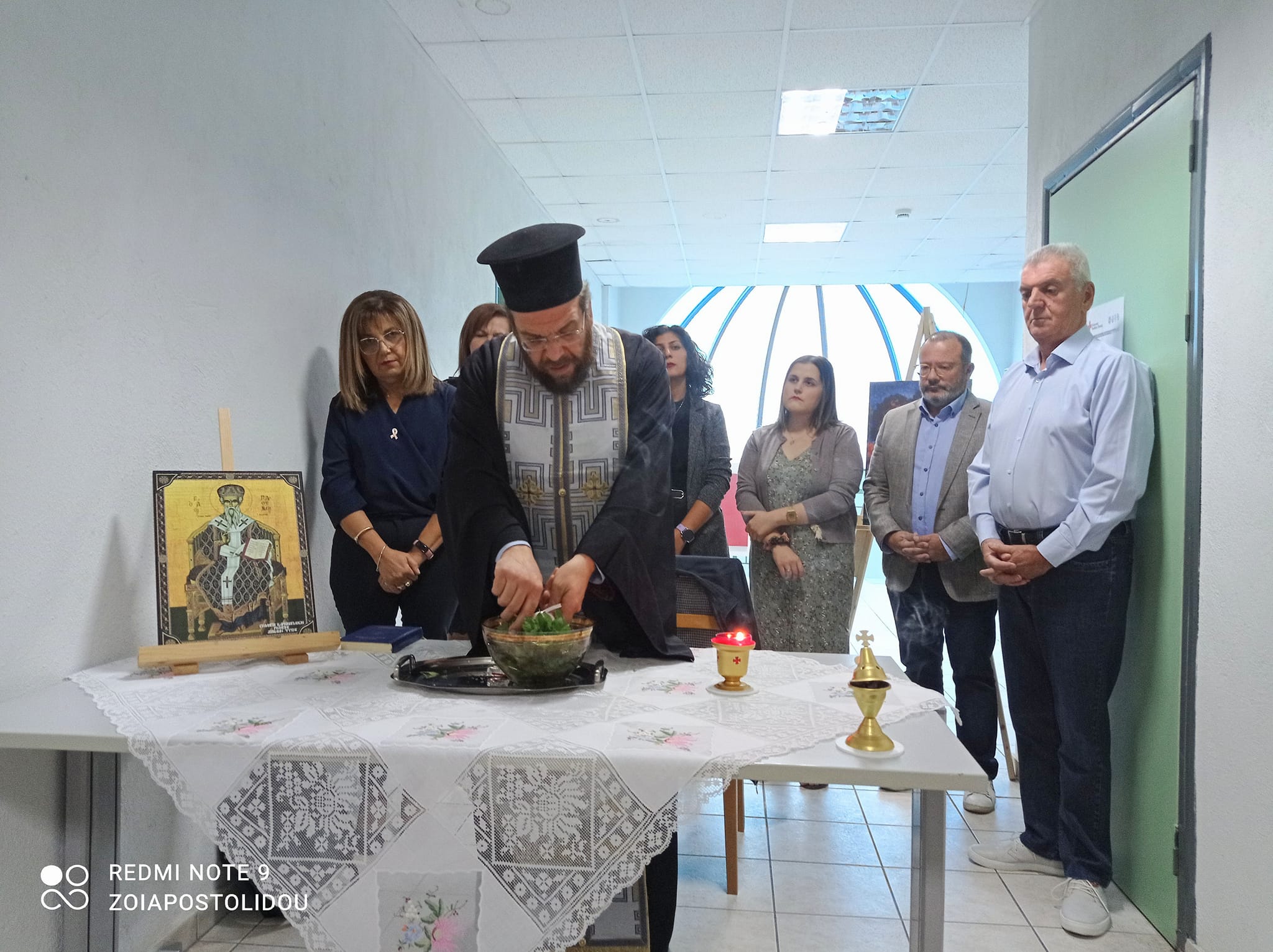 Αγιασμός στο Σύλλογο Καρκινοπαθών “Δύναμη Ψυχής” Νομού Ροδόπης (φώτος)