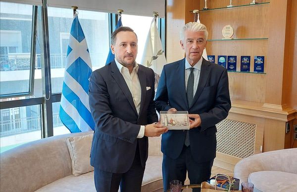 Ο Γιάννης Ζαμπούκης συναντήθηκε με τον Πρέσβη της Γερμανίας στην Αθήνα, Dr. Ernst Reichel