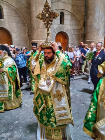 Ο Μητροπολίτης Μαρωνείας στην Άγια πόλη των Ιεροσολύμων