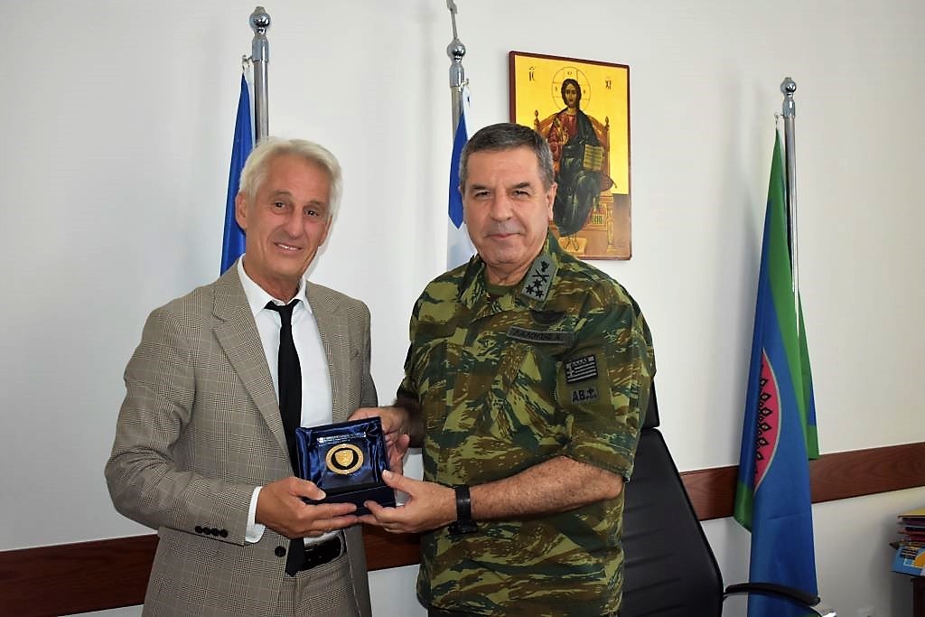 Στην Ξάνθη ο Αρχηγός Γ.Ε.Σ. Χαράλαμπος Λαλούσης Στην Ξάνθη ο Αρχηγός Γ.Ε.Σ. Χαράλαμπος Λαλούσης