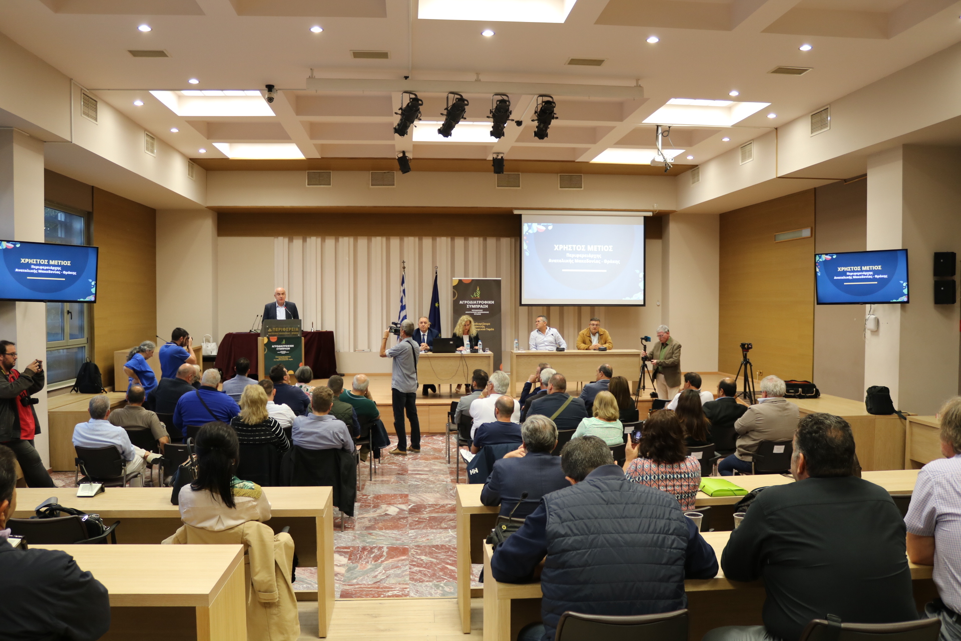 Πραγματοποιήθηκε η παρουσίαση της Αγροδιατροφικής Σύμπραξης της Περιφέρειας Α.Μ.Θ. – Πρόεδρος ο Βασίλης Δελησταμάτης