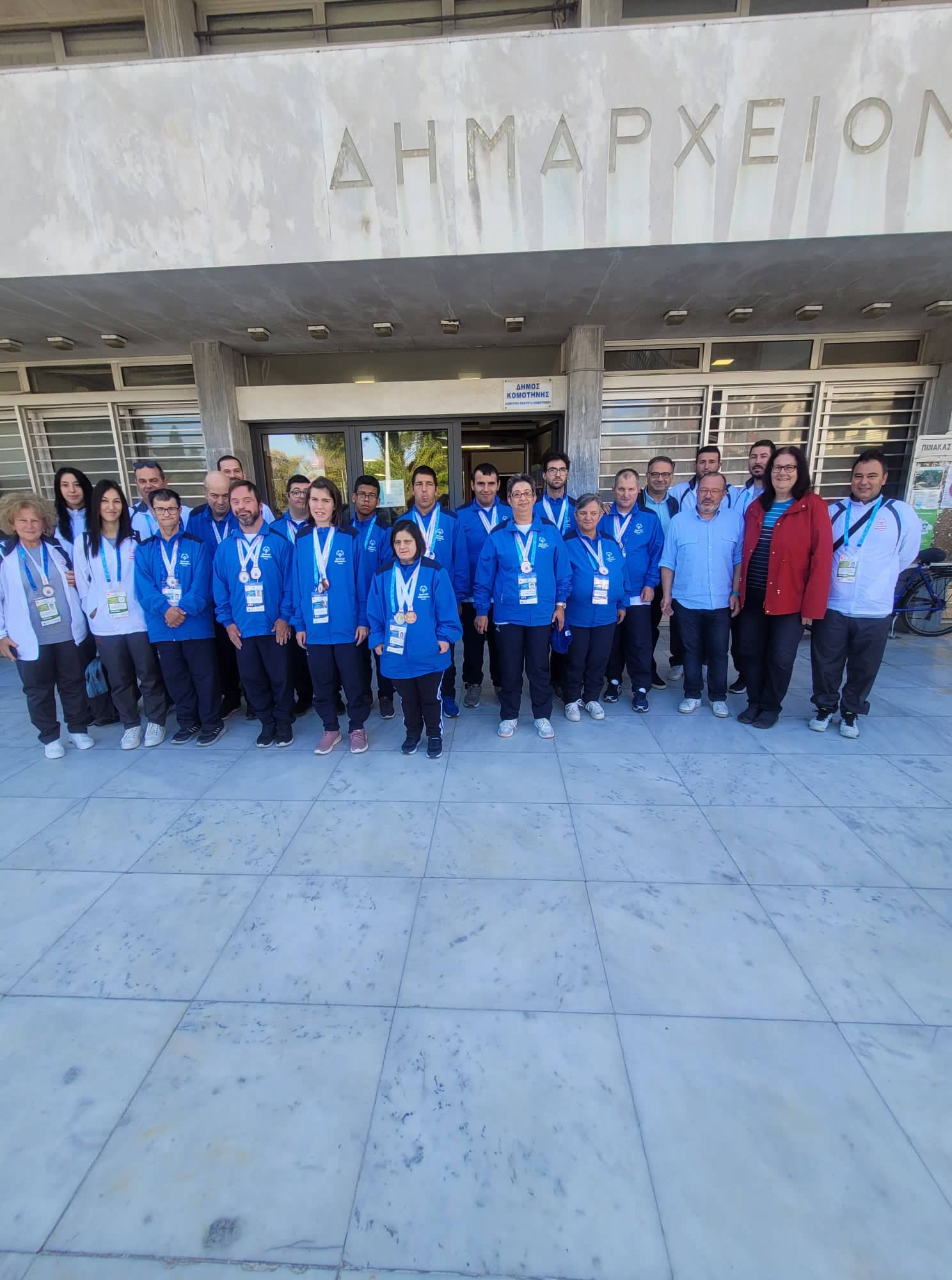 Στο Δημαρχείο Κομοτηνής οι αθλητές των Special Olympics Στο Δημαρχείο Κομοτηνής οι αθλητές των Special Olympics