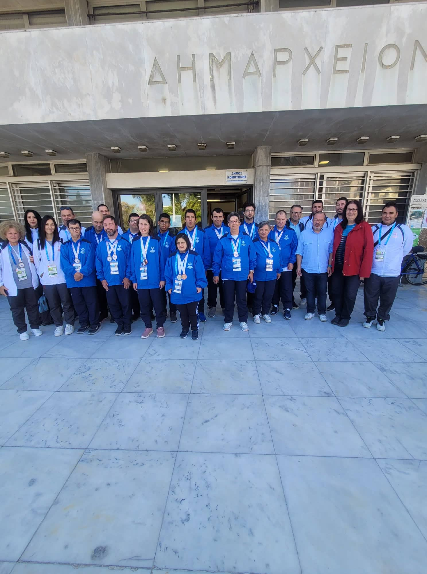 Στο Δημαρχείο Κομοτηνής οι αθλητές των Special Olympics