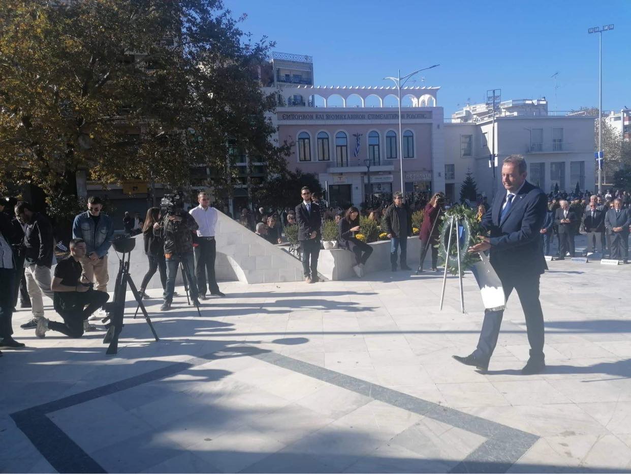 Δημήτρης Χαρίτου: Αντλούμε διδάγματα από την ιστορία ότι αν προχωρήσουμε με ενότητα και αποφασιστικότητα μπορούμε να ξεπεράσουμε τις δυσκολίες, τις αμφισβητήσεις, τις απειλές Δημήτρης Χαρίτου: Αντλούμε διδάγματα από την ιστορία ότι αν προχωρήσουμε με ενότητα και αποφασιστικότητα μπορούμε να ξεπεράσουμε τις δυσκολίες, τις αμφισβητήσεις, τις απειλές