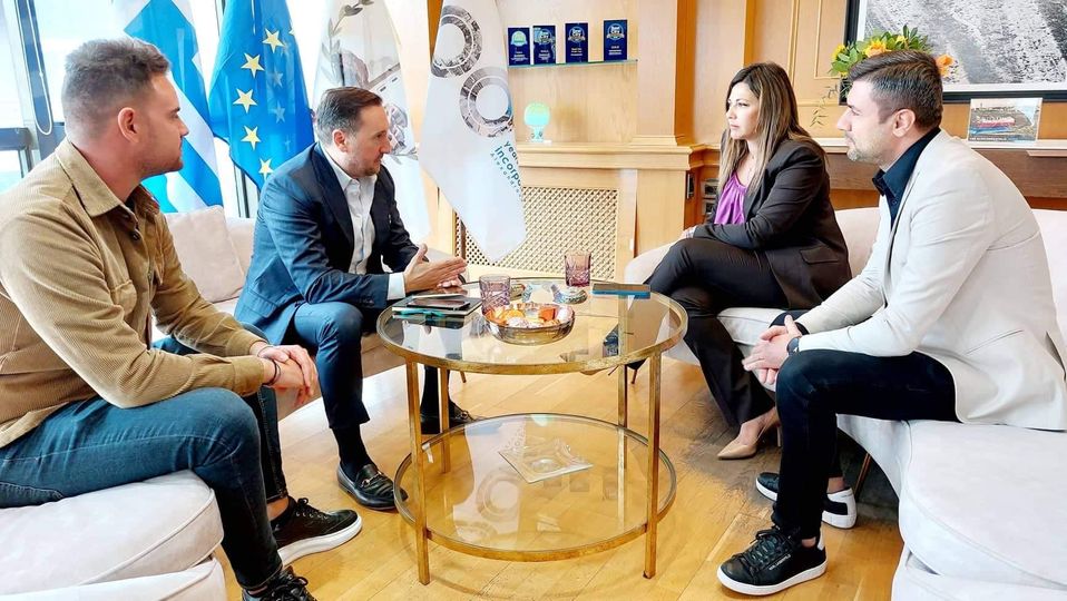 Ο Γιάννης Ζαμπούκης συναντήθηκε με την Υφυπουργό Τουρισμού Σοφία Ζαχαράκη Ο Γιάννης Ζαμπούκης συναντήθηκε με την Υφυπουργό Τουρισμού Σοφία Ζαχαράκη