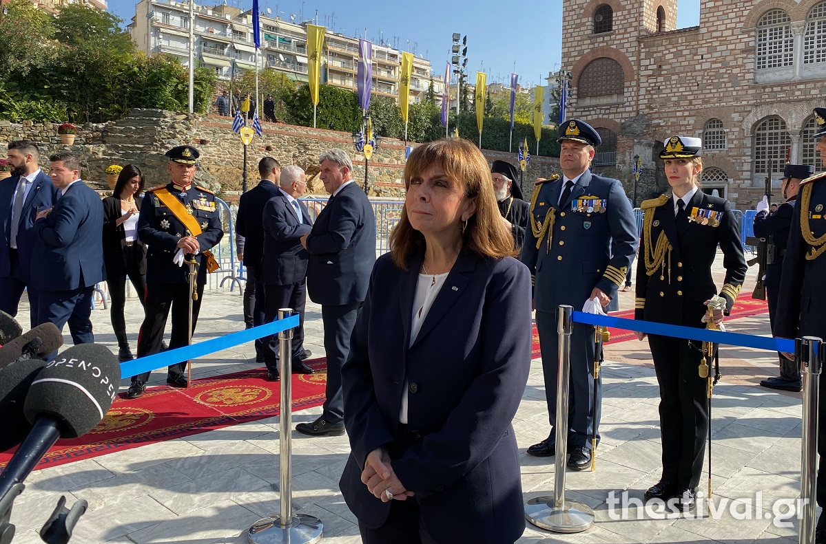 Θεσσαλονίκη: Η Κατερίνα Σακελλαροπούλου στις εκδηλώσεις για τον εορτασμό του Αγίου Δημητρίου Θεσσαλονίκη: Η Κατερίνα Σακελλαροπούλου στις εκδηλώσεις για τον εορτασμό του Αγίου Δημητρίου