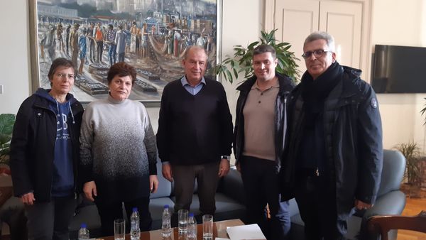 Επίσκεψη στελεχών της Εγνατίας Οδού και της μελετητικής Εταιρίας Concept Σύμβουλοι Μηχανικοί στο Δημαρχείο Καβάλας