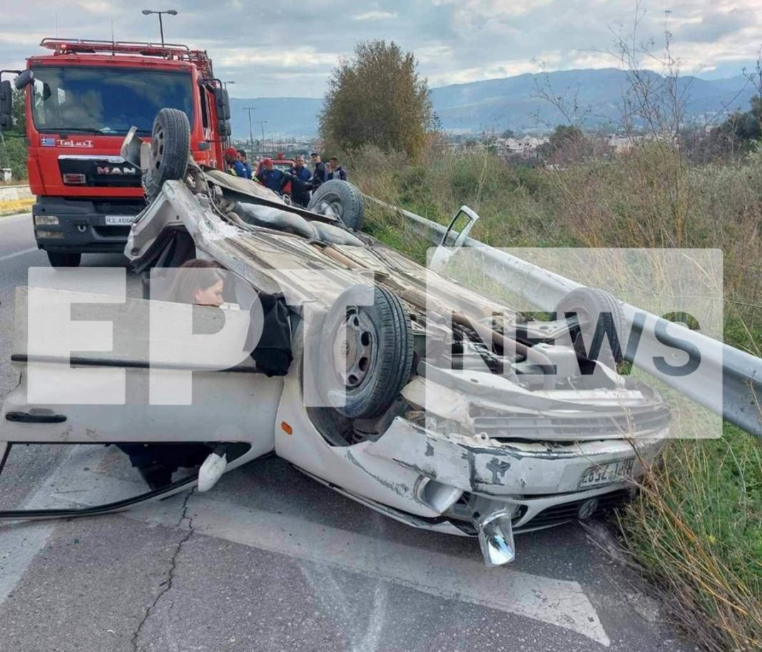 Απεγκλωβισμός δύο γυναικών σε σοβαρό τροχαίο στην Εθνική οδό Χανίων – Κισσάμου