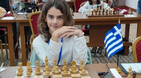 10χρονη ελληνίδα κατέκτησε το χάλκινο μετάλλιο στο παγκόσμιο πρωτάθλημα σκακιού