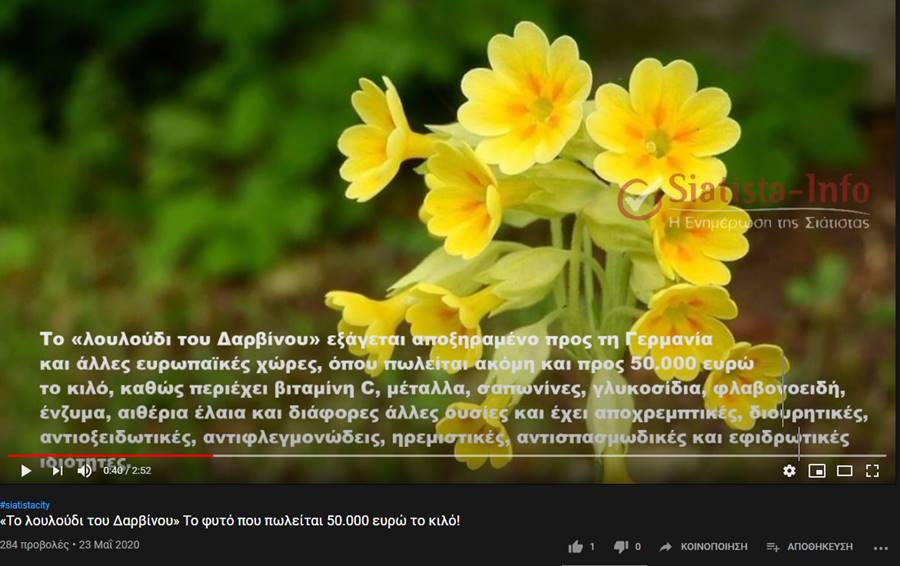 “Το λουλούδι του Δαρβίνου” τελικά δεν πωλείται 50.000 το κιλό”