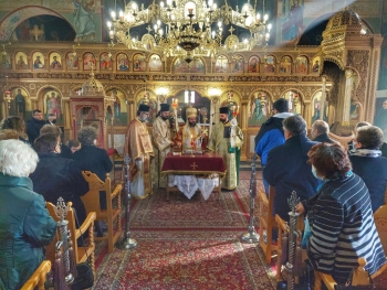 Θεία Λειτουργία και κοπή βασιλόπιτας στον Ιερό Ναό Αγίου Παντελεήμονος Μικρού Κρανοβουνίου