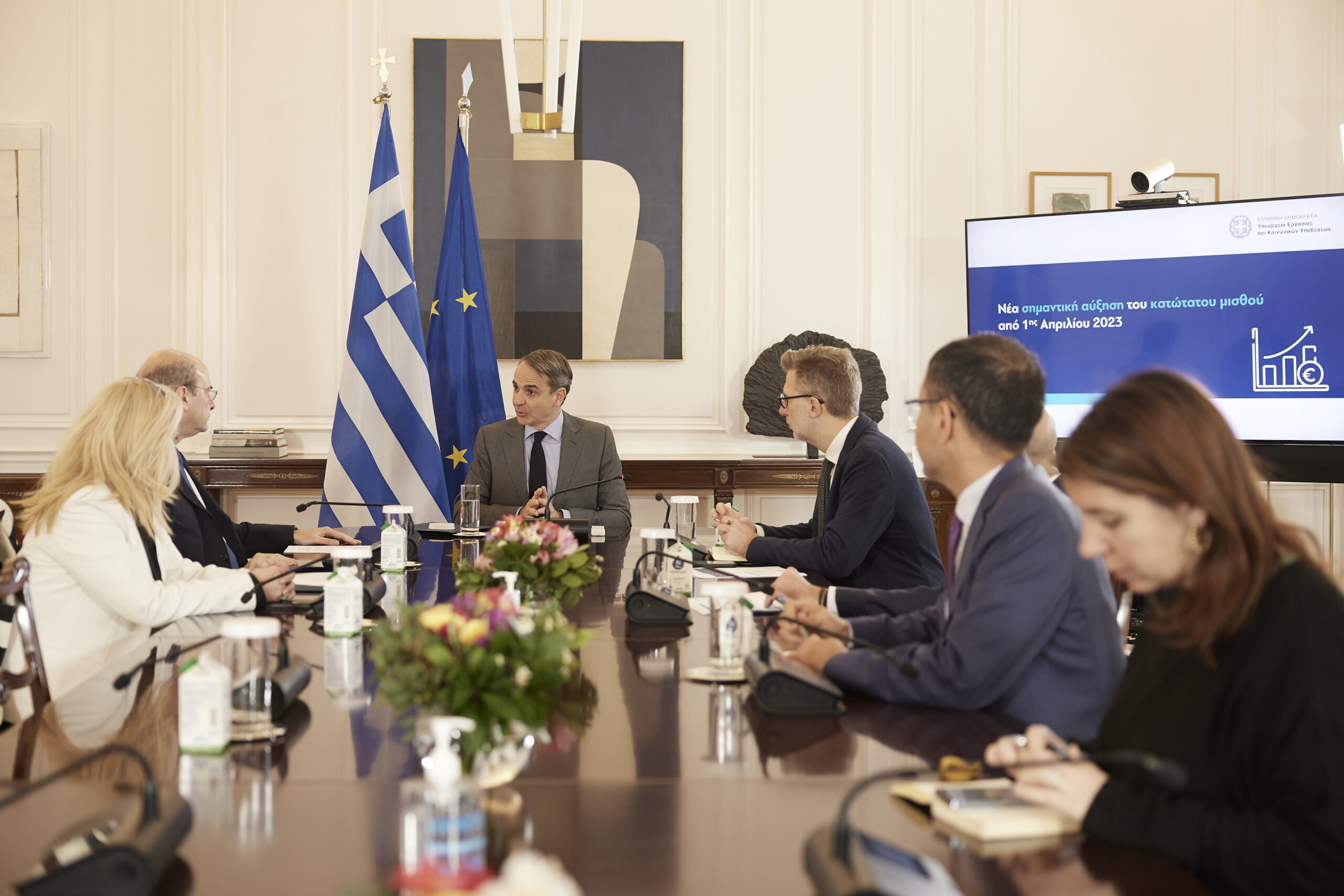 Ο Πρωθυπουργός Κυριάκος Μητσοτάκης για  τη νέα αύξηση του κατώτατου μισθού