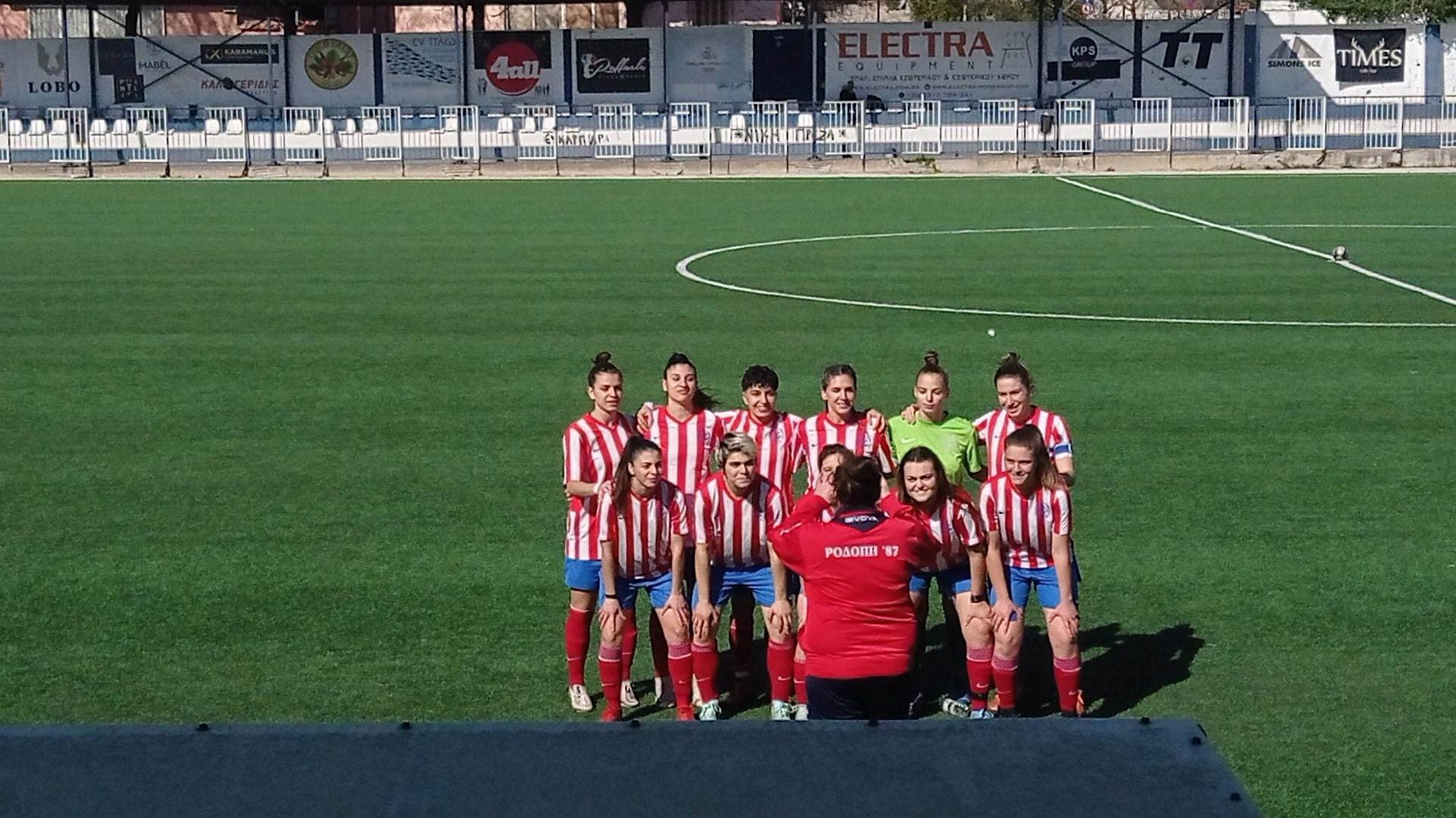 Β’ Εθνική – γυναικείο ποδόσφαιρο… Ματσάρα στην Θεσσαλονίκη 3-3 με τους Λέοντες η Ροδόπη 87
