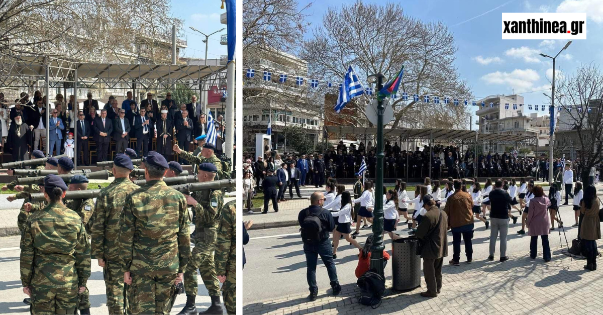 Με μεγάλη λαμπρότητα τιμήθηκε η 25η Μαρτίου στην Ξάνθη Με μεγάλη λαμπρότητα τιμήθηκε η 25η Μαρτίου στην Ξάνθη