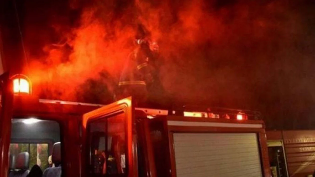 Μεγάλη πυρκαγιά ξέσπασε σε εργοστάσιο στο Σχηματάρι Βοιωτίας
