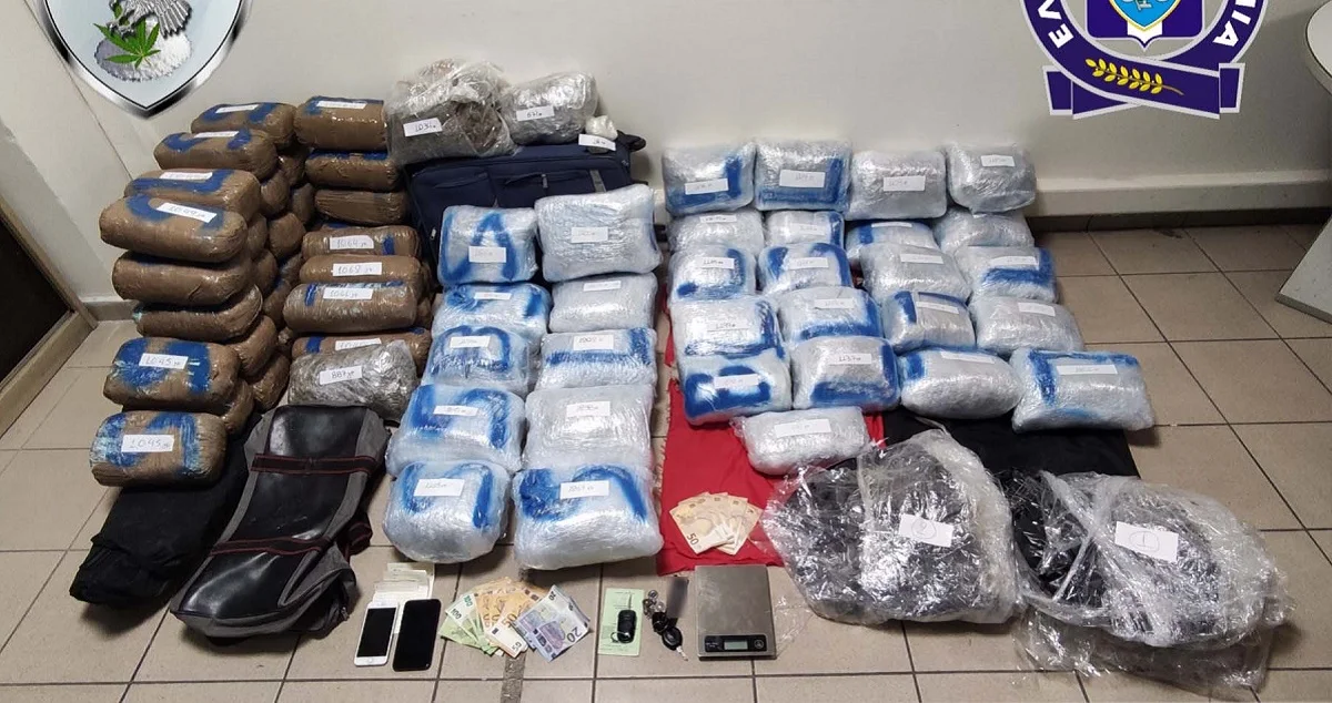 Θεσσαλονίκη: Κατασχέθηκαν περισσότερα από 73 κιλά κάνναβης Θεσσαλονίκη: Κατασχέθηκαν περισσότερα από 73 κιλά κάνναβης