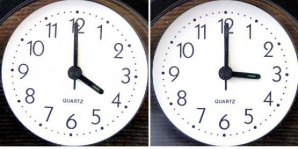 Αλλάζει η ώρα τα ξημερώματα της Κυριακής Αλλάζει η ώρα τα ξημερώματα της Κυριακής