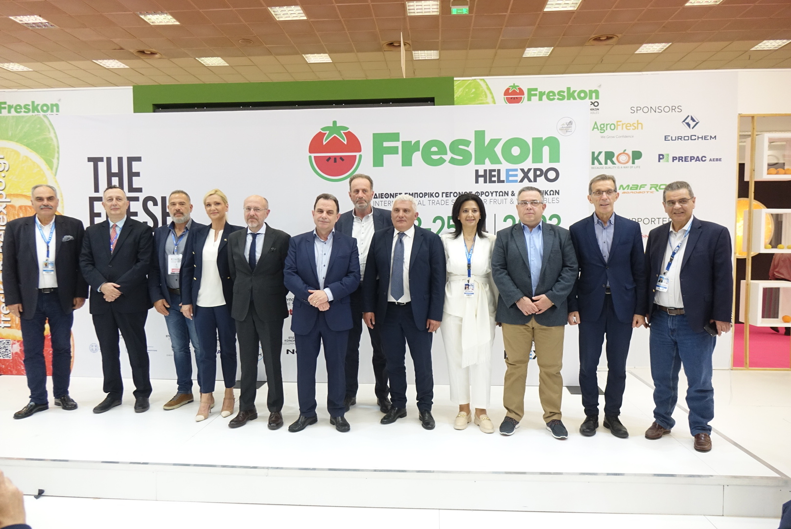 Εγκαίνια για τη FRESKON από τον υπουργό Αγροτικής Ανάπτυξης και Τροφίμων, κ. Γιώργο Γεωργαντά Εγκαίνια για τη FRESKON από τον υπουργό Αγροτικής Ανάπτυξης και Τροφίμων, κ. Γιώργο Γεωργαντά