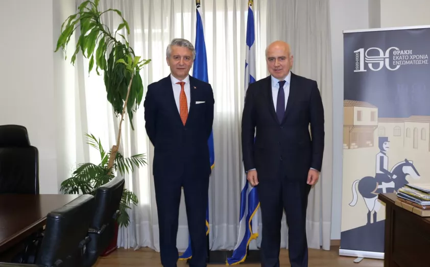 Το Χρήστο Μέτιο επισκέφτηκε ο πρέσβης της Τουρκίας στην Αθήνα