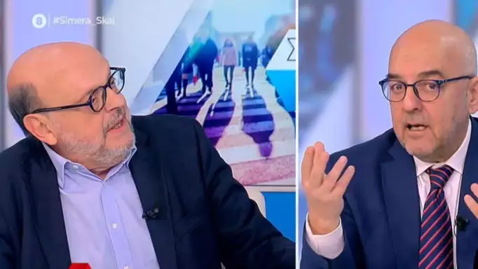 Έντονος διάλογος Παπαδημητρίου με Αντώναρο στο ΣΚΑΙ: «Είστε βρωμερός και υβριστικός»