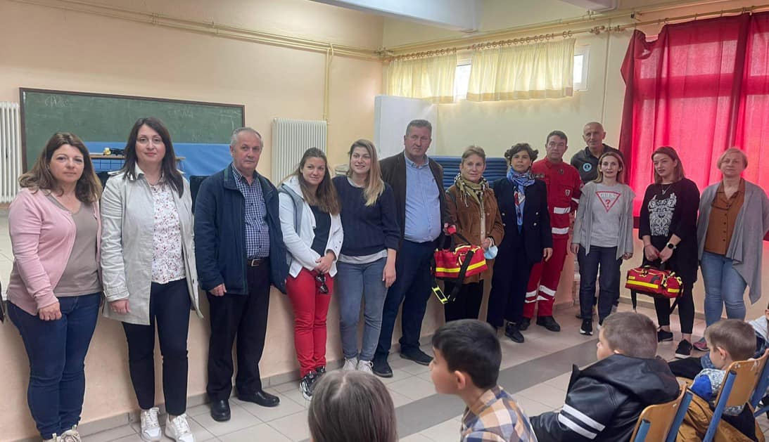 Οργάνη: Επίδειξη παροχής πρώτων βοηθειών από μέλη του  Περιφερειακού Τμήματος του Ελληνικού Ερυθρού Σταυρού Κομοτηνής (φωτος)
