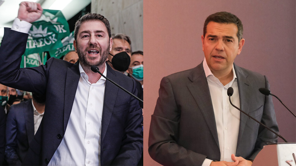 Τσίπρας -Ανδρουλάκης: Φουντώνει η αντιπαράθεσή τους, με “μήλον της Έριδος” την ηγεμονία στην κεντροαριστερά και τη θέση της αξιωματικής αντιπολίτευσης Τσίπρας -Ανδρουλάκης: Φουντώνει η αντιπαράθεσή τους, με “μήλον της Έριδος” την ηγεμονία στην κεντροαριστερά και τη θέση της αξιωματικής αντιπολίτευσης