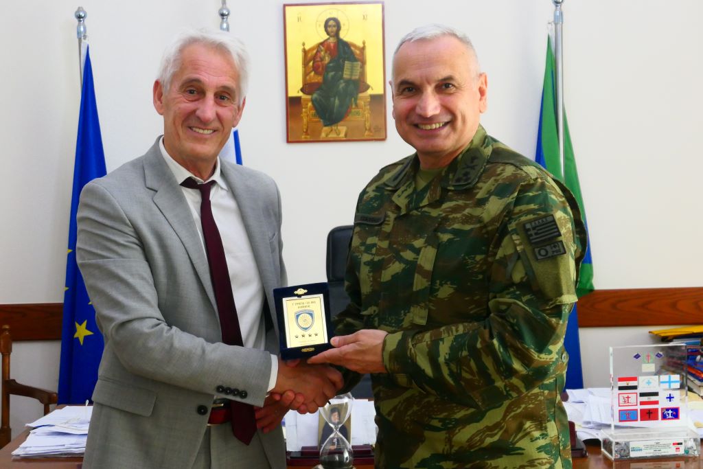 Ο Δήμαρχος Ξάνθης υποδέχτηκε τον Διοικητή της 1ης Στρατιάς