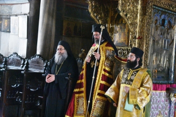 Ο Μητροπολίτης Μαρωνείας στην Ιερά Μονή Ιβήρων Αγίου Όρους Ο Μητροπολίτης Μαρωνείας στην Ιερά Μονή Ιβήρων Αγίου Όρους