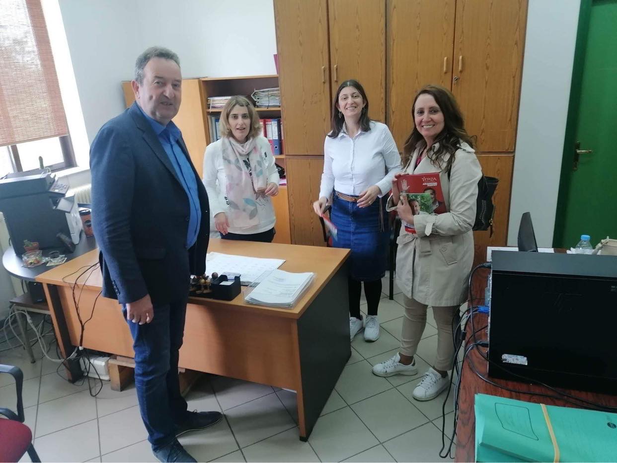 Ο υποψήφιος βουλευτής Ροδόπης ΣΥΡΙΖΑ-ΠΣ Δημήτρης Χαρίτου συνέχισε τις επισκέψεις του σε υπηρεσίες του Δημοσίου και της Περιφερειακής Αυτοδιοίκησης Ο υποψήφιος βουλευτής Ροδόπης ΣΥΡΙΖΑ-ΠΣ Δημήτρης Χαρίτου συνέχισε τις επισκέψεις του σε υπηρεσίες του Δημοσίου και της Περιφερειακής Αυτοδιοίκησης