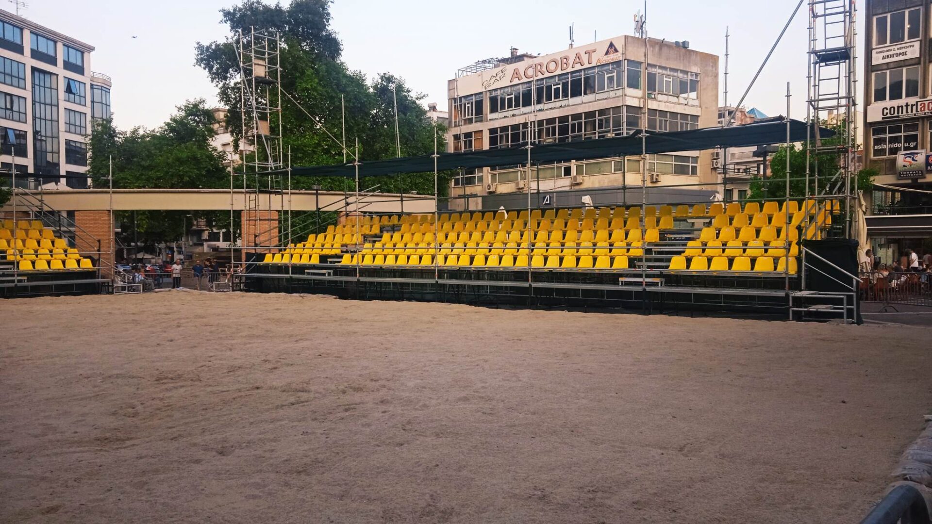 Η κεντρική πλατεία της Ξάνθης μεταμορφώνεται για να φιλοξενήσει το XANTHI GRAND SLAM (φωτος+video)