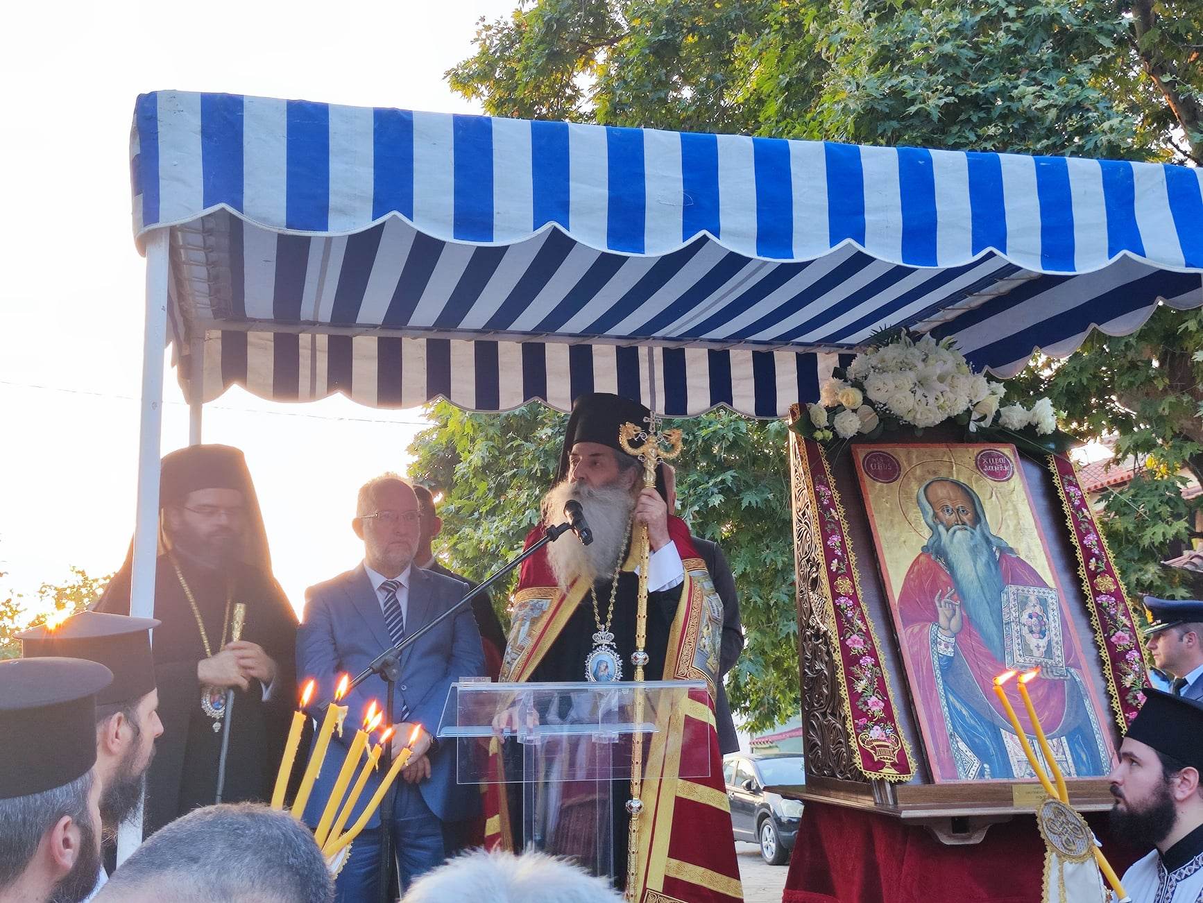 ΕΠΕΣΤΡΕΨΕ ΜΕΤΑ ΑΠΟ 110 ΧΡΟΝΙΑ ΣΤΗ ΜΑΡΩΝΕΙΑ Η ΙΕΡΗ ΕΙΚΟΝΑ ΤΟΥ ΑΓΙΟΥ ΧΑΡΑΛΑΜΠΟΥΣ (φωτος) ΕΠΕΣΤΡΕΨΕ ΜΕΤΑ ΑΠΟ 110 ΧΡΟΝΙΑ ΣΤΗ ΜΑΡΩΝΕΙΑ Η ΙΕΡΗ ΕΙΚΟΝΑ ΤΟΥ ΑΓΙΟΥ ΧΑΡΑΛΑΜΠΟΥΣ (φωτος)