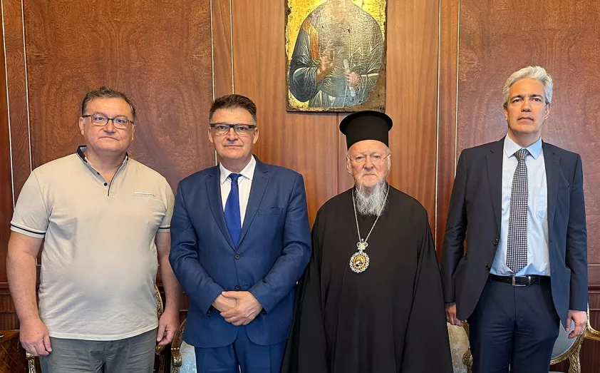 Ο Αντιπεριφερειάρχης Έβρου επισκέφτηκε τον Οικουμενικό Πατριάρχη κ.κ. Βαρθολομαίο Ο Αντιπεριφερειάρχης Έβρου επισκέφτηκε τον Οικουμενικό Πατριάρχη κ.κ. Βαρθολομαίο