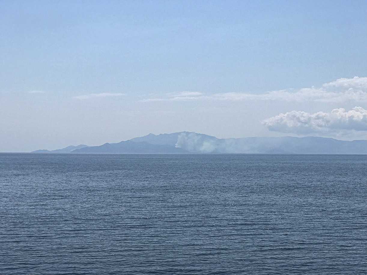 Πυρκαγιά στο Ραχώνι Θάσου