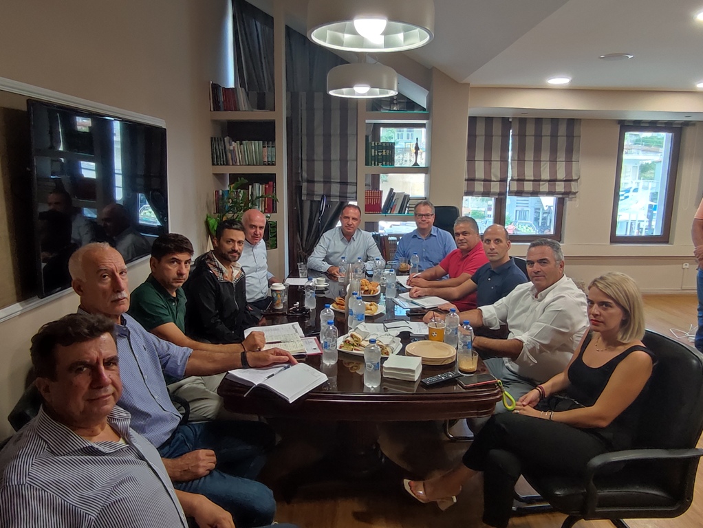 Σύσκεψη του Περιφερειάρχη ΑΜΘ Χρήστου Μέτιου στο Δήμο Παγγαίου για την πορεία των έργων της περιοχής Σύσκεψη του Περιφερειάρχη ΑΜΘ Χρήστου Μέτιου στο Δήμο Παγγαίου για την πορεία των έργων της περιοχής