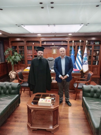 Ο Μητροπολίτης Μαρωνείας συναντήθηκε με τον Υπουργό Προστασίας του Πολίτη Ο Μητροπολίτης Μαρωνείας συναντήθηκε με τον Υπουργό Προστασίας του Πολίτη