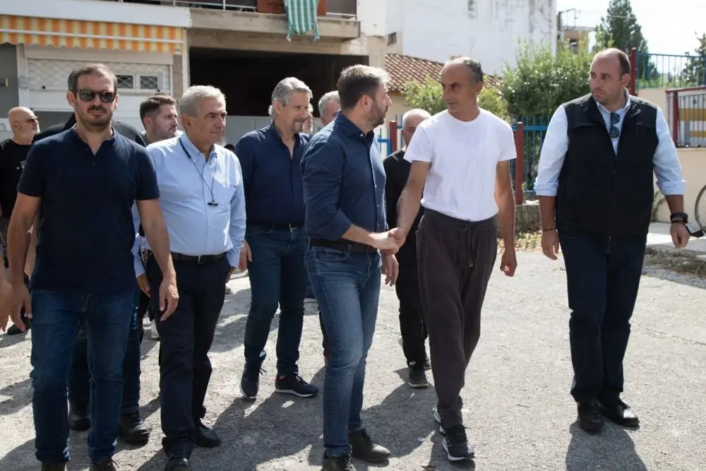 Ανδρουλάκης από Θεσσαλία: «Η κυβέρνηση έχει αποτύχει να προσαρμόσει το κράτος στις νέες συνθήκες της κλιματικής αλλαγής» Ανδρουλάκης από Θεσσαλία: «Η κυβέρνηση έχει αποτύχει να προσαρμόσει το κράτος στις νέες συνθήκες της κλιματικής αλλαγής»