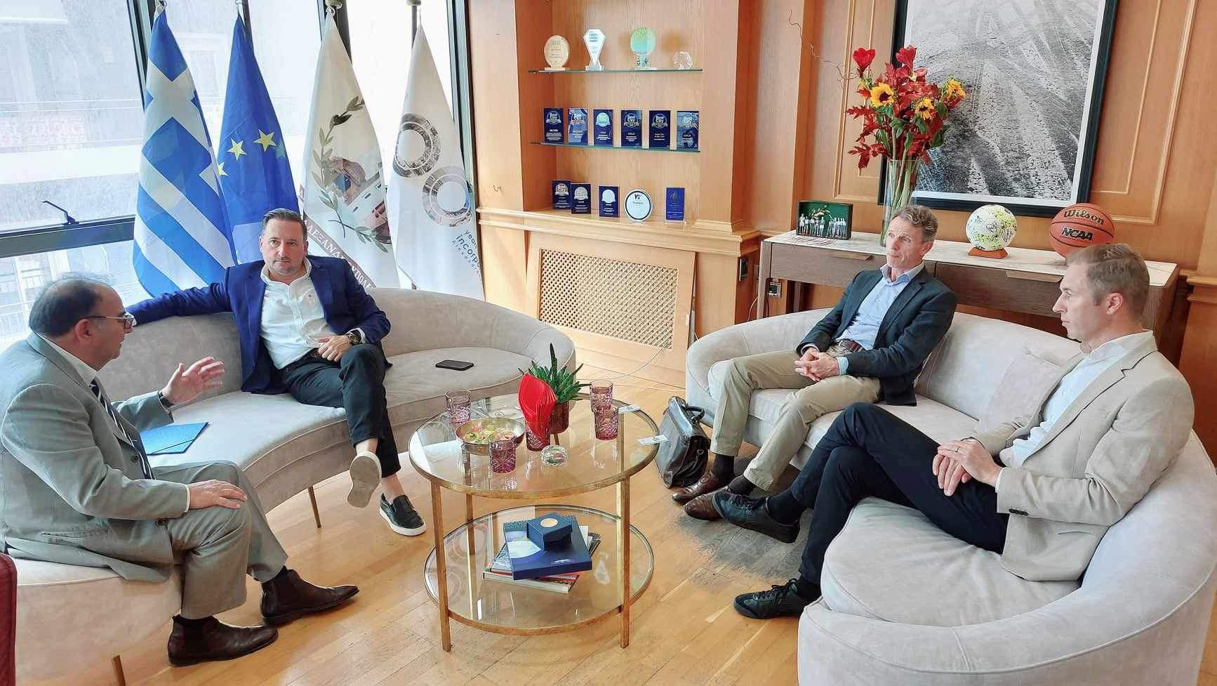 Ο Γιάννης Ζαμπούκης συναντήθηκε με τον αναπληρωτή Πρέσβη της Ολλανδίας στην Αθήνα