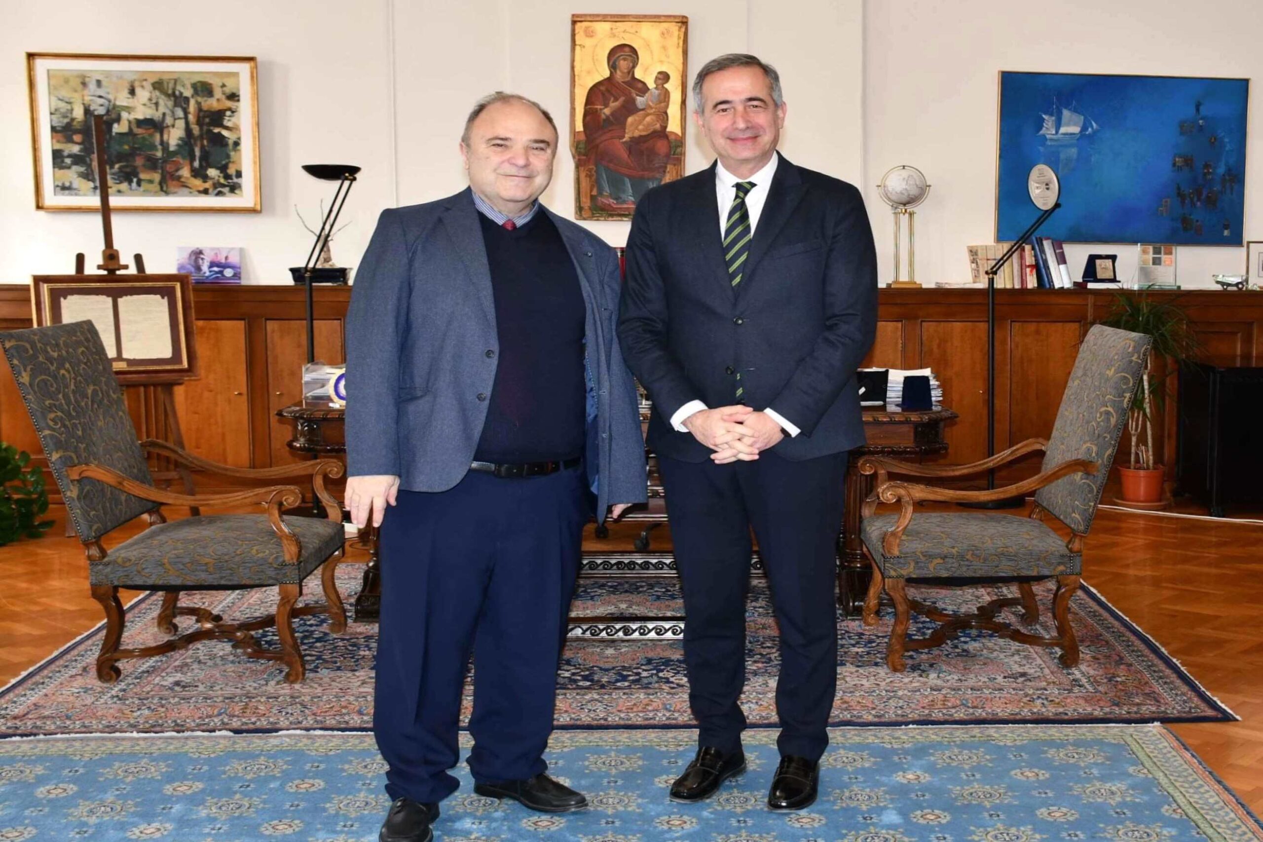 Συνάντηση του υφυπουργού για θέματα Μακεδονίας & Θράκης, Στάθη Κωνσταντινίδη, με τον Πρόεδρο του ΑΣΕΠ Συνάντηση του υφυπουργού για θέματα Μακεδονίας & Θράκης, Στάθη Κωνσταντινίδη, με τον Πρόεδρο του ΑΣΕΠ