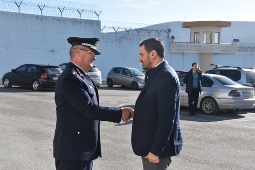 Δράμα: Επίσκεψη του υφυπουργού Δικαιοσύνης Ανδρέα Νικολακόπουλου στο σωφρονιστικό κατάστημα της πόλης Δράμα: Επίσκεψη του υφυπουργού Δικαιοσύνης Ανδρέα Νικολακόπουλου στο σωφρονιστικό κατάστημα της πόλης
