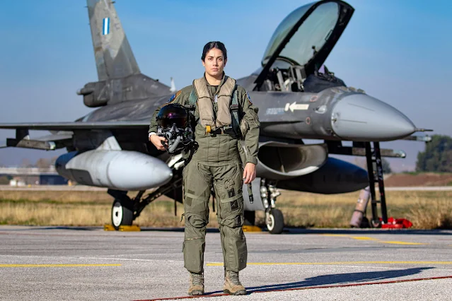 H πρώτη γυναίκα πιλότος F-16 με καταγωγή από την Καβάλα