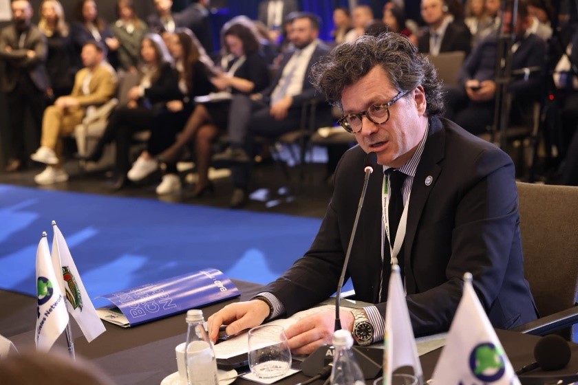 Ο Δήμαρχος Ορεστιάδας στην ετήσια σύνοδο του δικτύου Βαλκανικών πόλεων Β40 που πραγματοποιήθηκε στα Τίρανα Ο Δήμαρχος Ορεστιάδας στην ετήσια σύνοδο του δικτύου Βαλκανικών πόλεων Β40 που πραγματοποιήθηκε στα Τίρανα