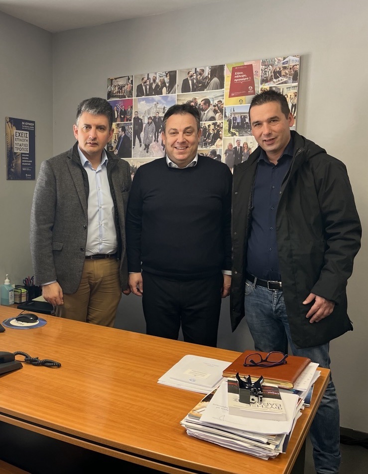 Οι αντιπεριφερειάρχες ΑΜΘ, Ν.Ευκαρπίδης και Α. Παναγιωτίδης, συναντήθηκαν με τον αντιπρόεδρο του ΟΚΑΝΑ Οι αντιπεριφερειάρχες ΑΜΘ, Ν.Ευκαρπίδης και Α. Παναγιωτίδης, συναντήθηκαν με τον αντιπρόεδρο του ΟΚΑΝΑ