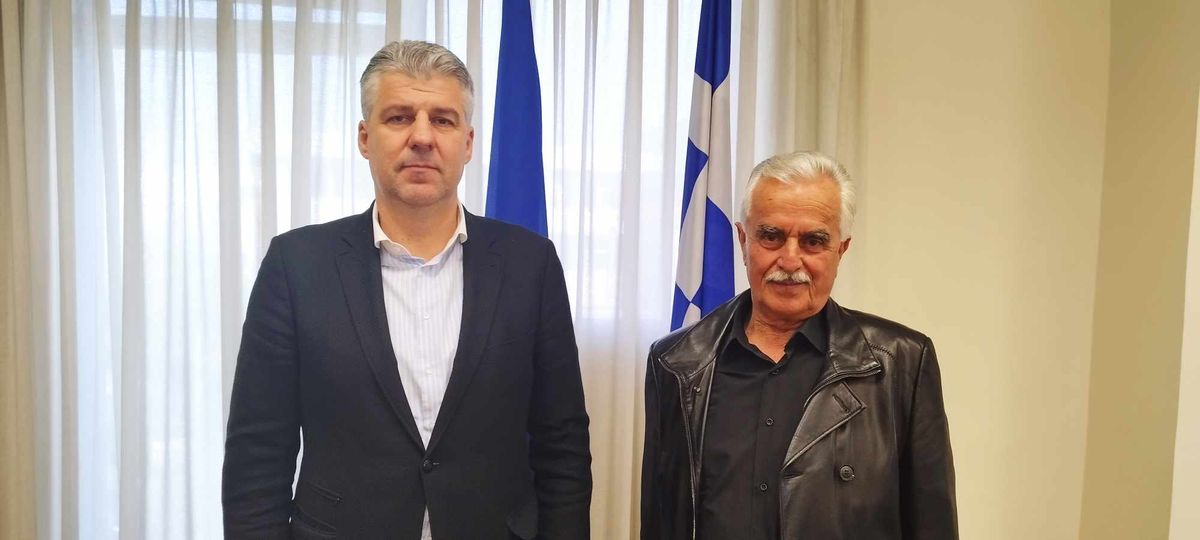 Ο Χριστόδουλος Τοψίδης συναντήθηκε με τον πρώην πρόεδρο καπνοπαραγωγών Θράκης