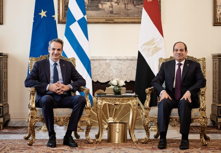 Αίγυπτος:  Συμφωνία Μητσοτάκη -Σίσι για σύσταση Ανωτάτου Συμβουλίου Συνεργασίας