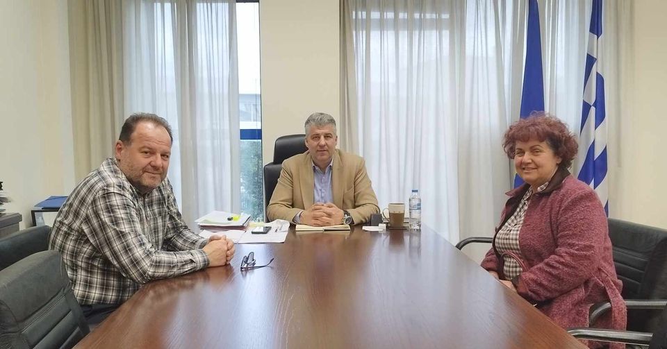 Ο Χριστόδουλος Τοψίδης συναντήθηκε με την Προϊσταμένη της Διεύθυνσης Δασών Ροδόπης